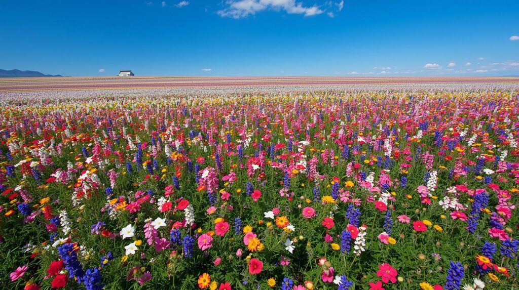 Furano Flower Fields, Hokkaido, Japan