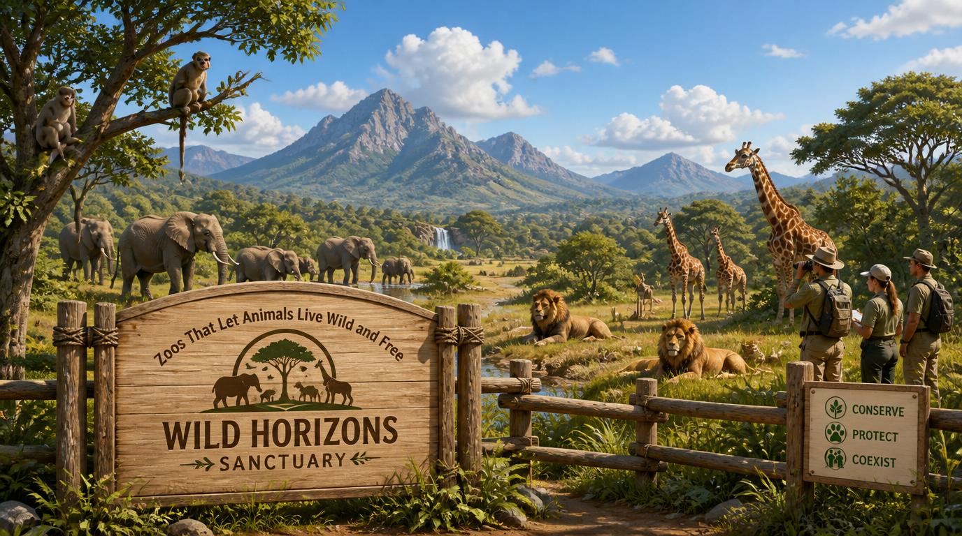Zoos That Let Animals Live Wild and Free
