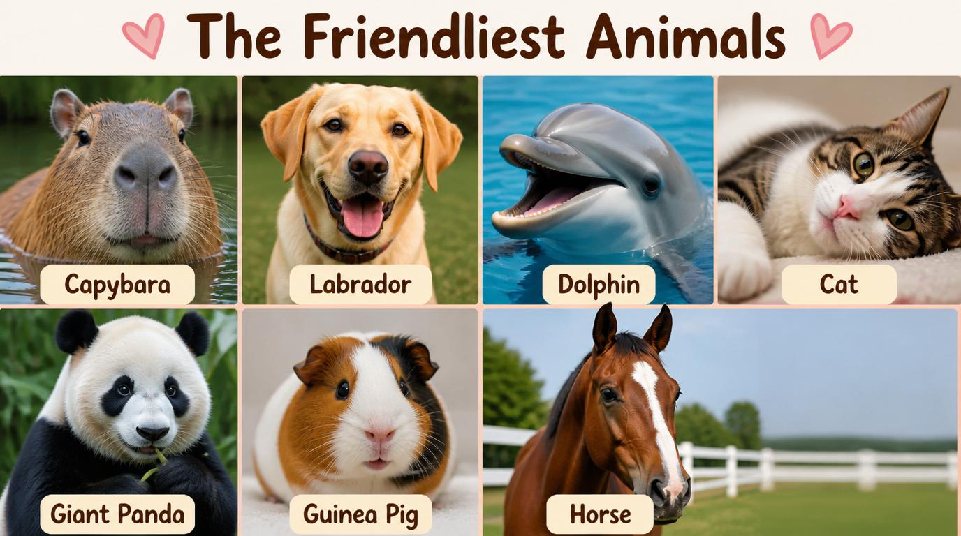 Friendliest Animals on Earth