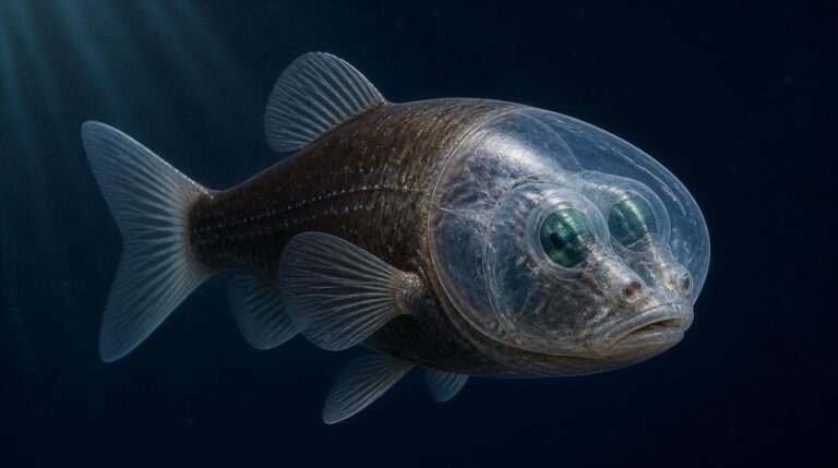 The Barreleye Fish (Macropinna microstoma)