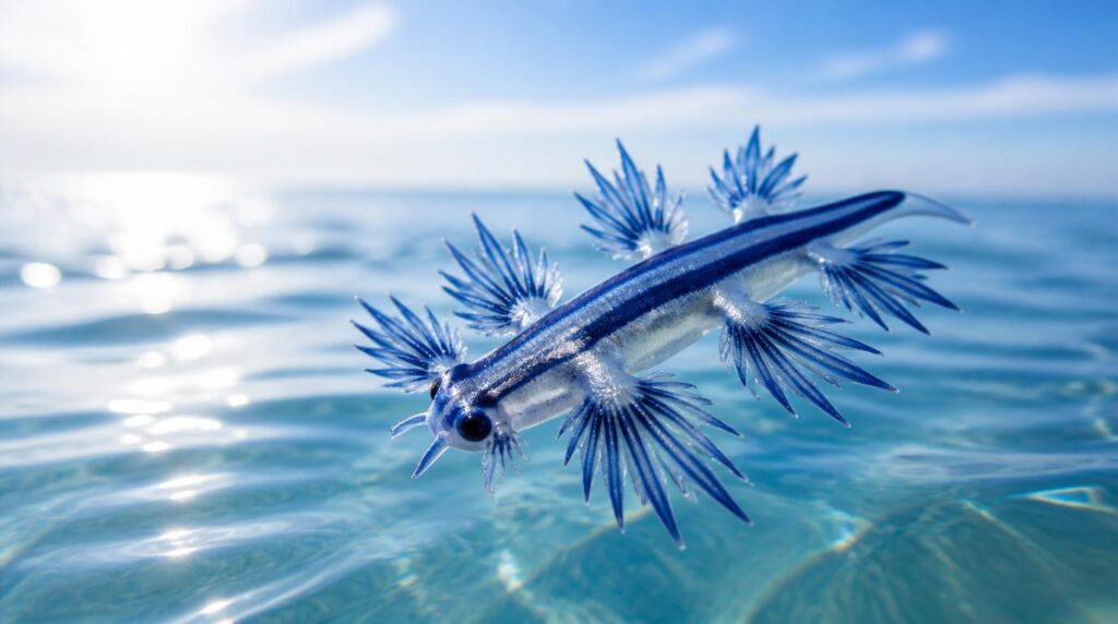 The Blue Dragon (Glaucus marginatus)