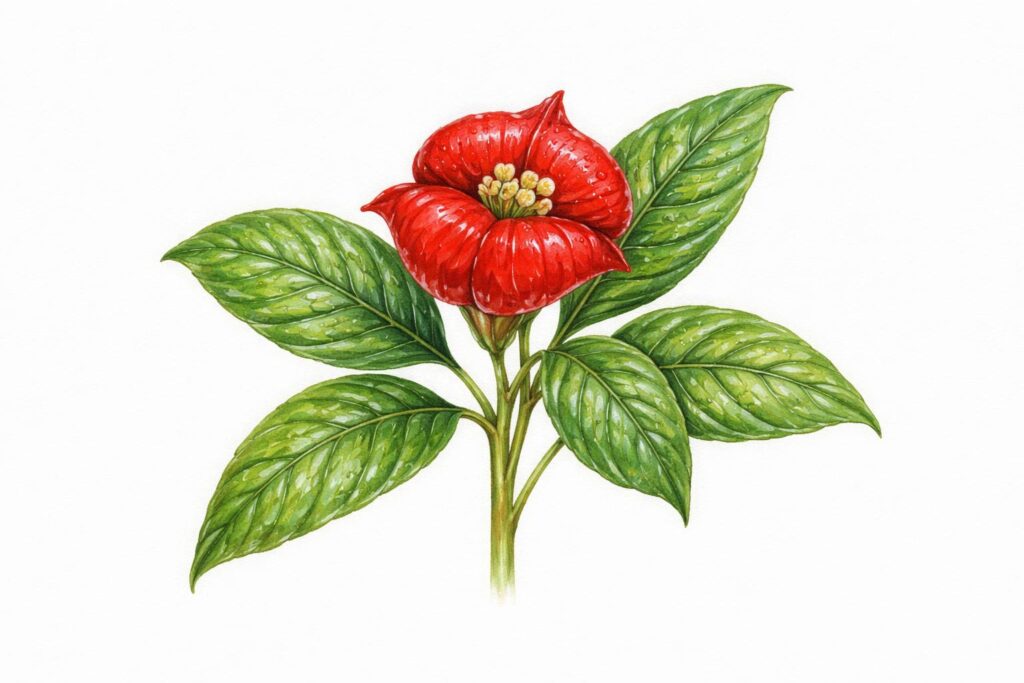 Hooker’s Lips (Psychotria elata)