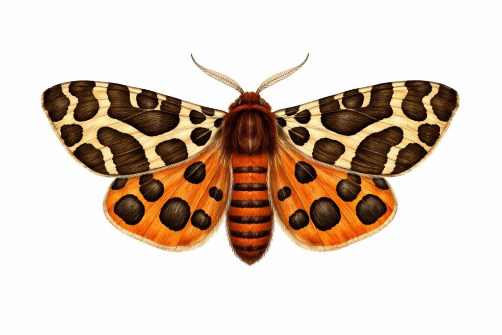 Garden Tiger Moth (Arctia caja)