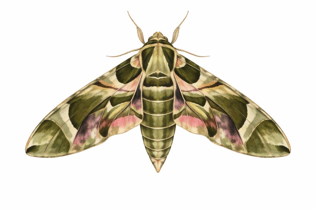 Oleander Hawk Moth (Daphnis nerii)