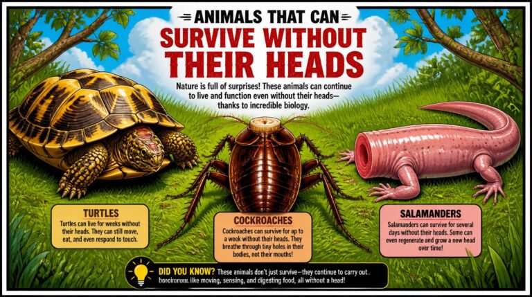 Animals That Can Survive Without Their Heads