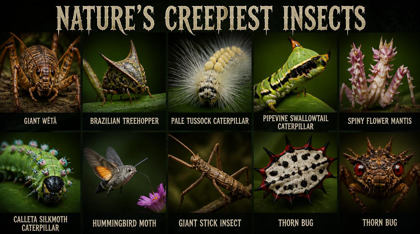 Nature’s Creepiest Insects