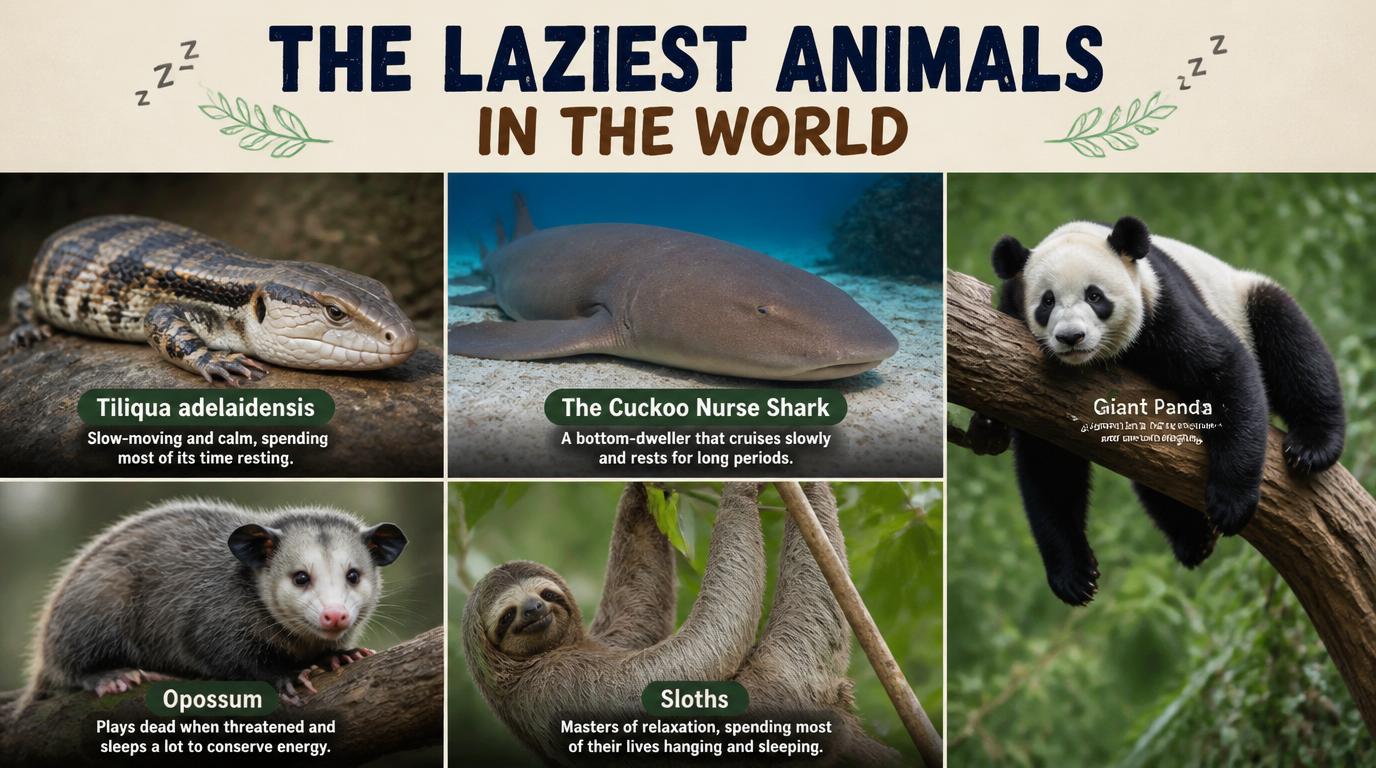 The Laziest Animals in the World
