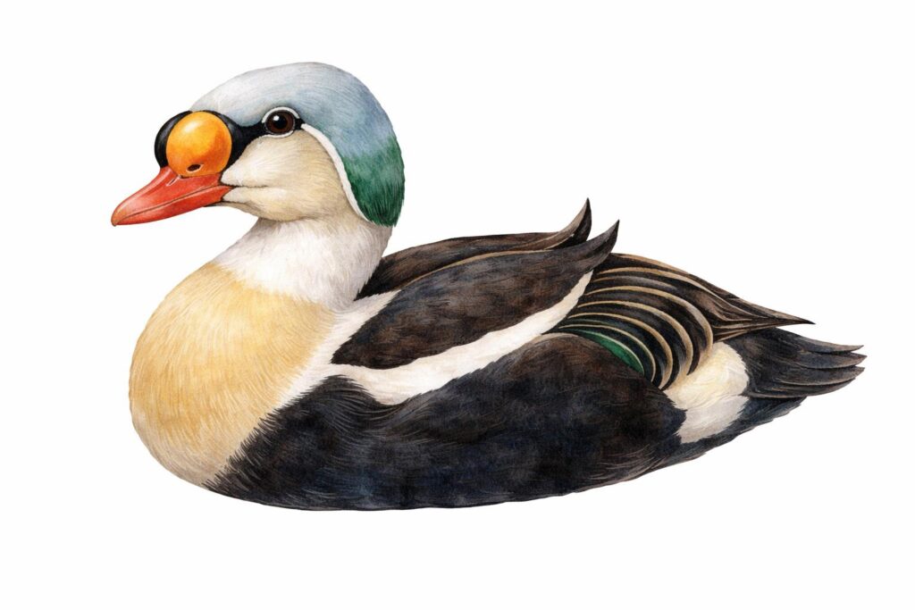 King Eider drake