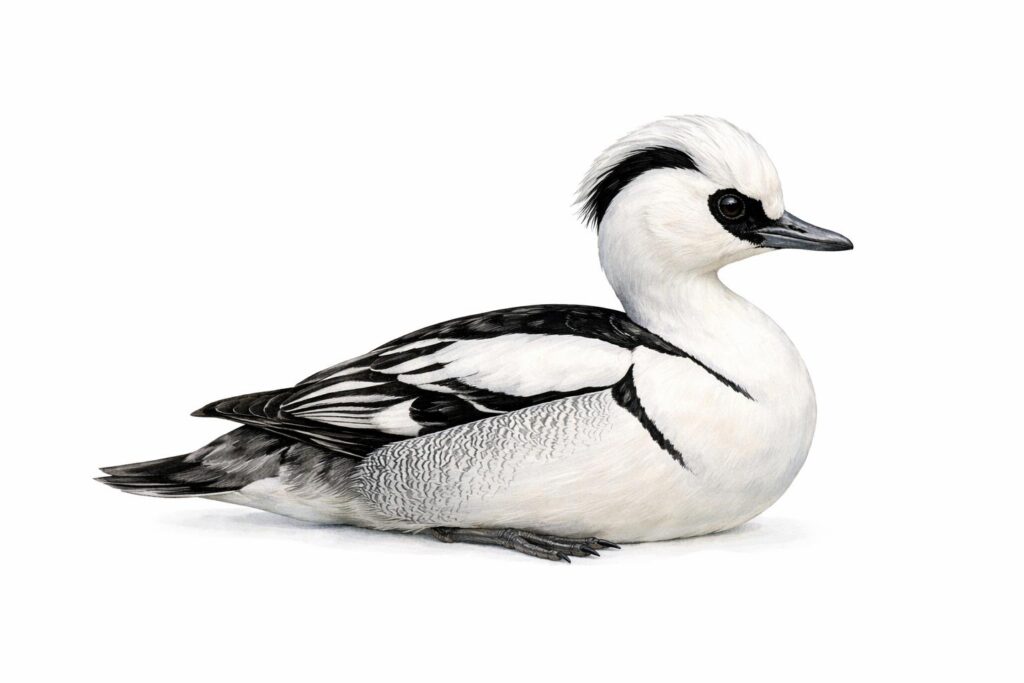 Smew drake
