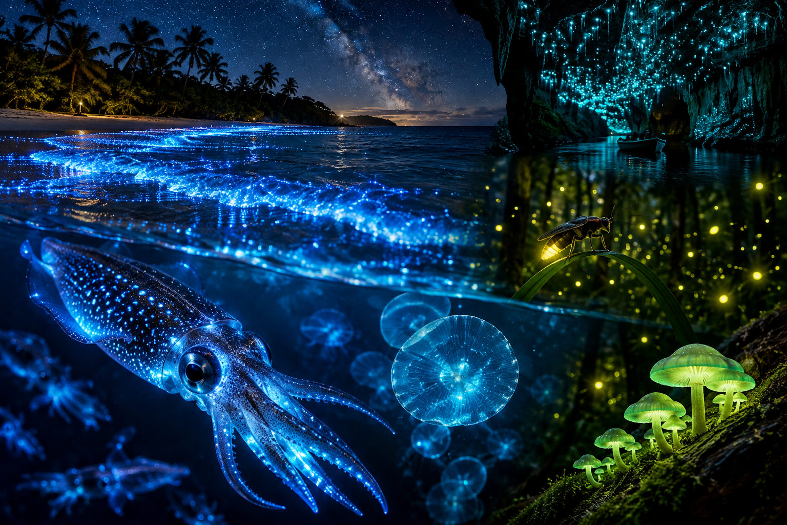 bioluminescence in nature