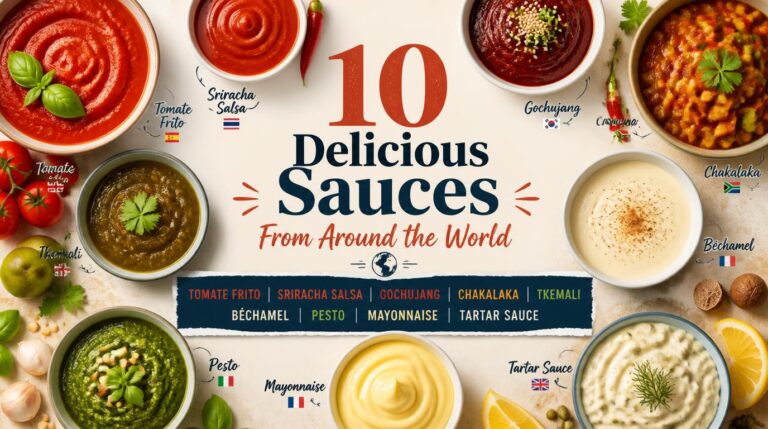 delicious sauces from around the world