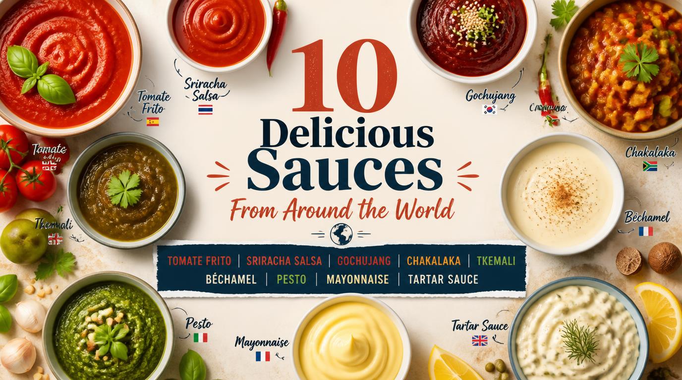 delicious sauces from around the world