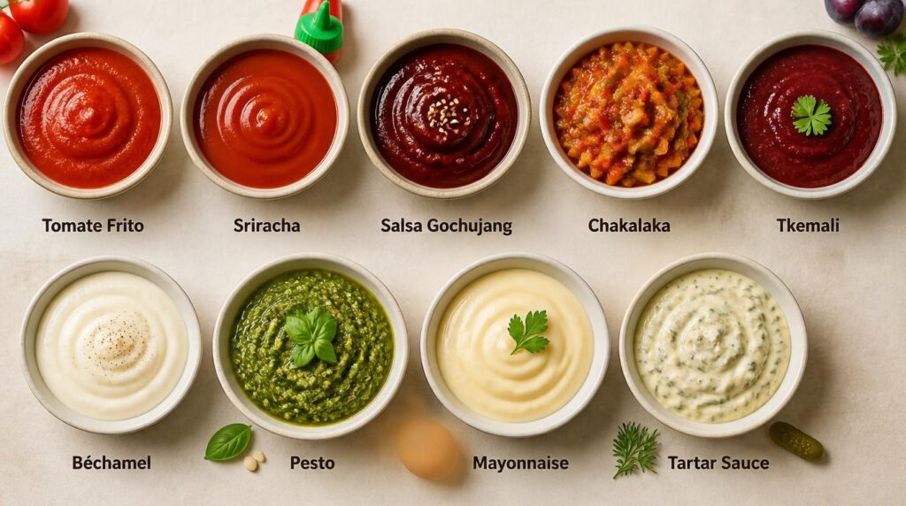 delicious sauces from around the world
