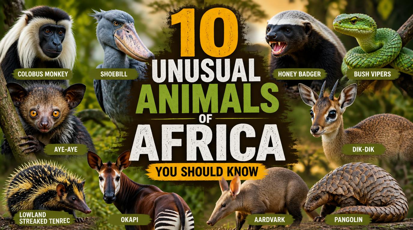 unusual animals of Africa