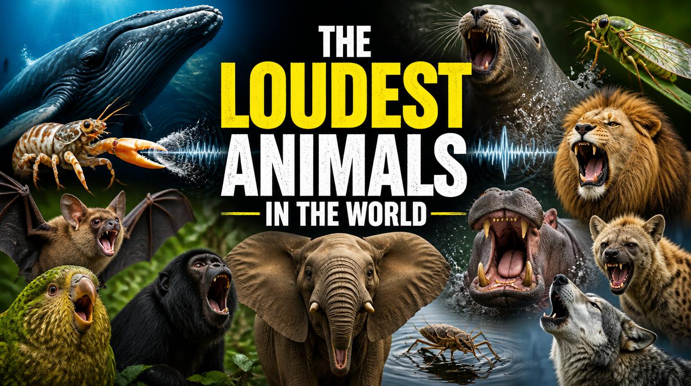 loudest animals in the world