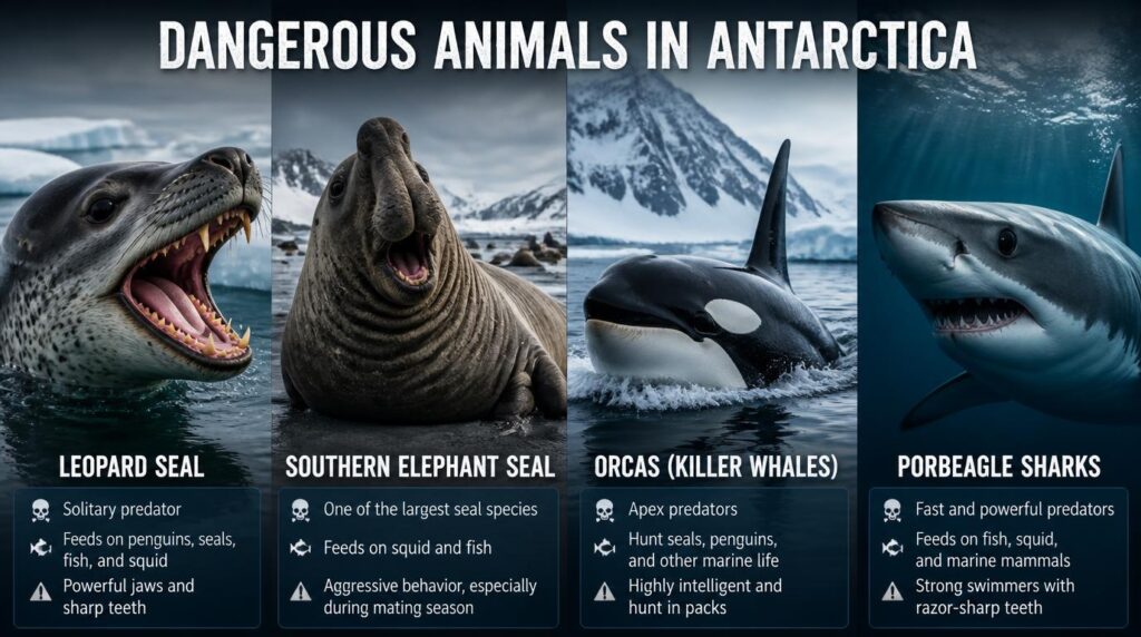 dangerous animals in Antarctica