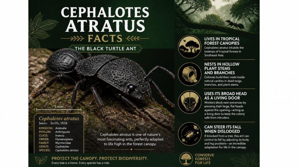 Cephalotes atratus ant