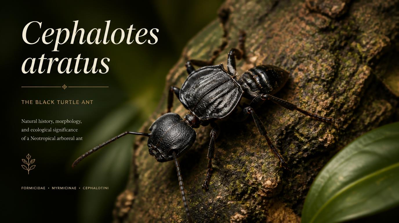 Cephalotes atratus ant
