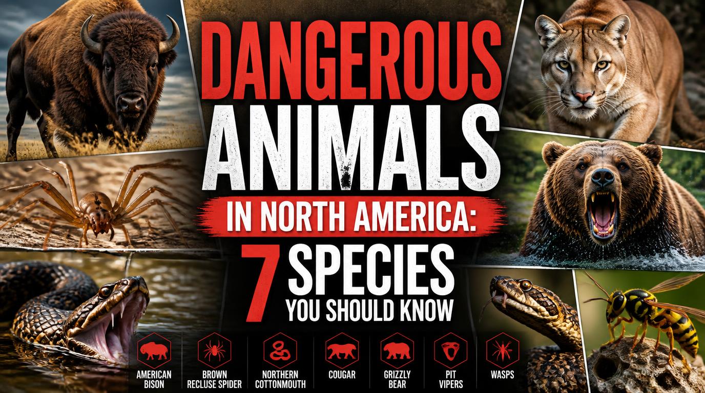 dangerous animals in North America