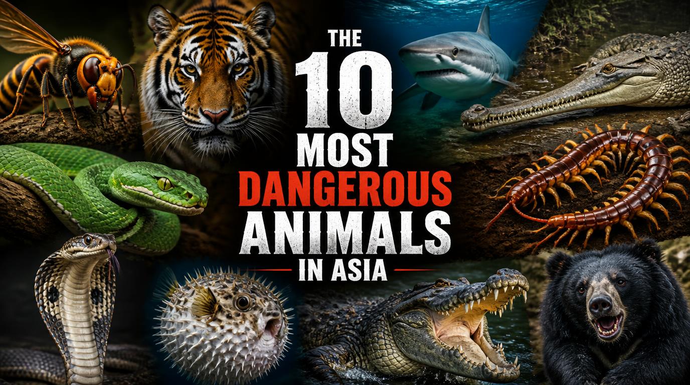 dangerous animals in Asia