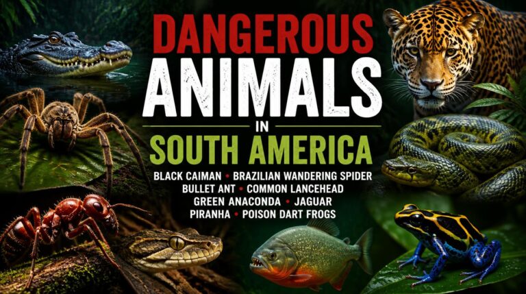 dangerous animals in South America
