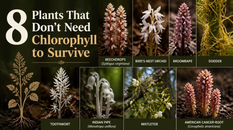 plants that don’t need chlorophyll